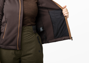 Emily Fleece für Damen - Dunkelbraun - Seeland