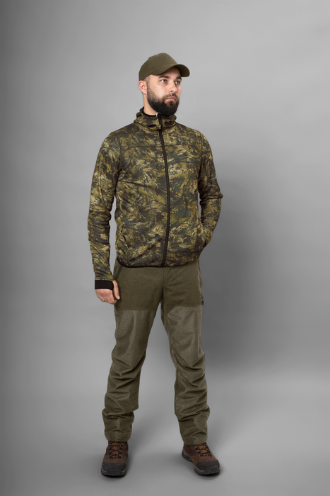 Power Camo Fleece InVis grün - Seeland