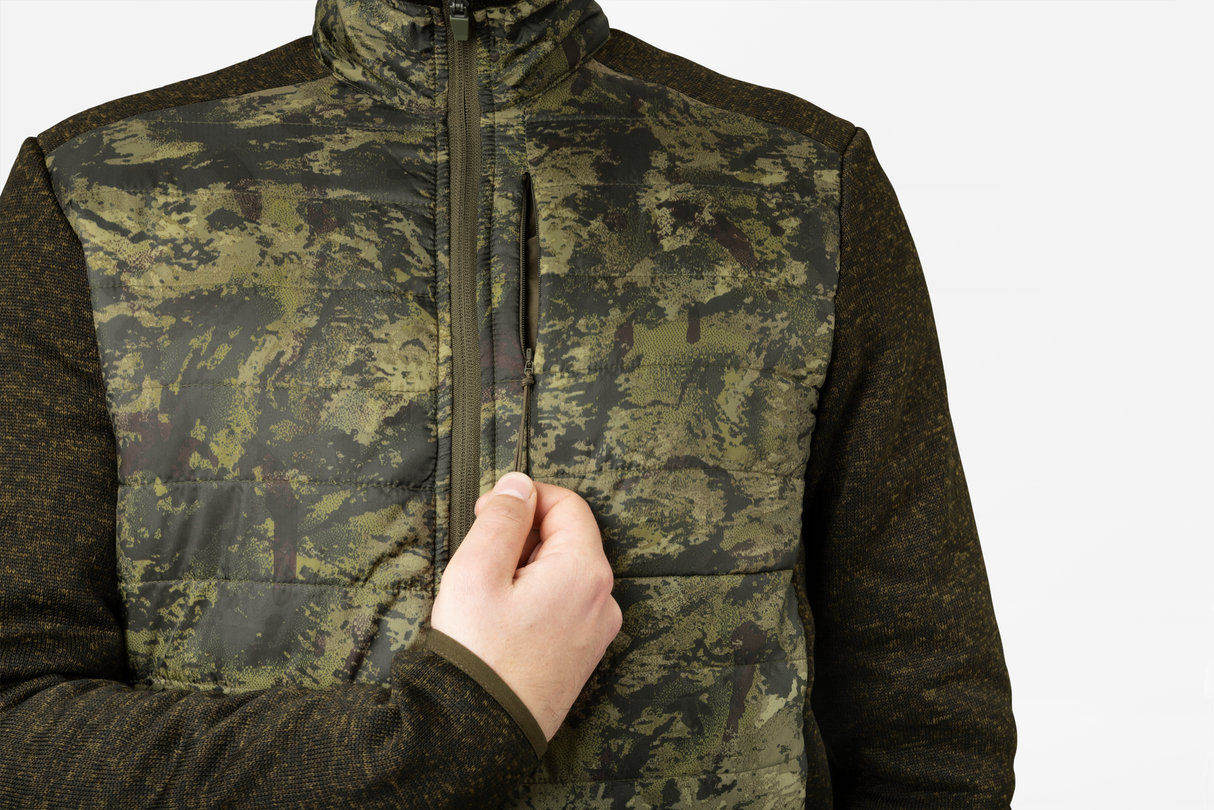 Theo Hybrid Jacke - Camo Pine green/InVis green - Seeland