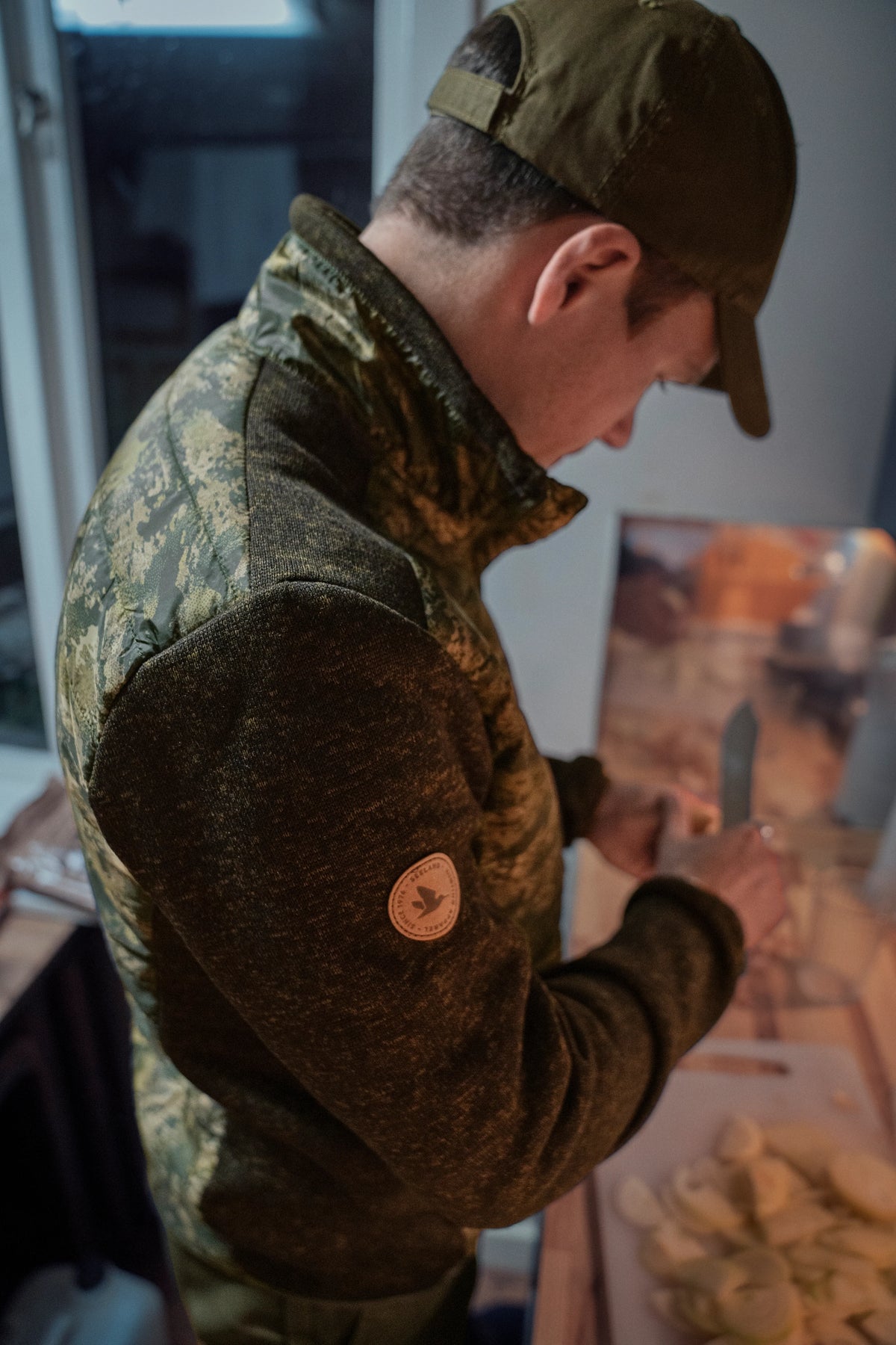 Theo Hybrid Jacke - Camo Pine green/InVis green - Seeland