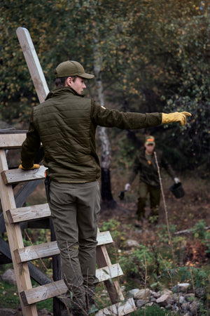 Theo Hybrid Jacke - Camo Pine green/InVis green - Seeland