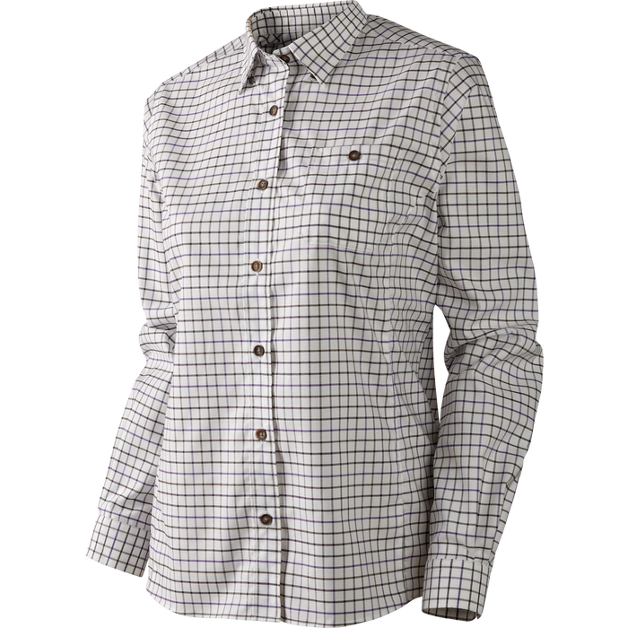 Lancaster Lady L/S-Hemd – Brombeerkaro – Härkila