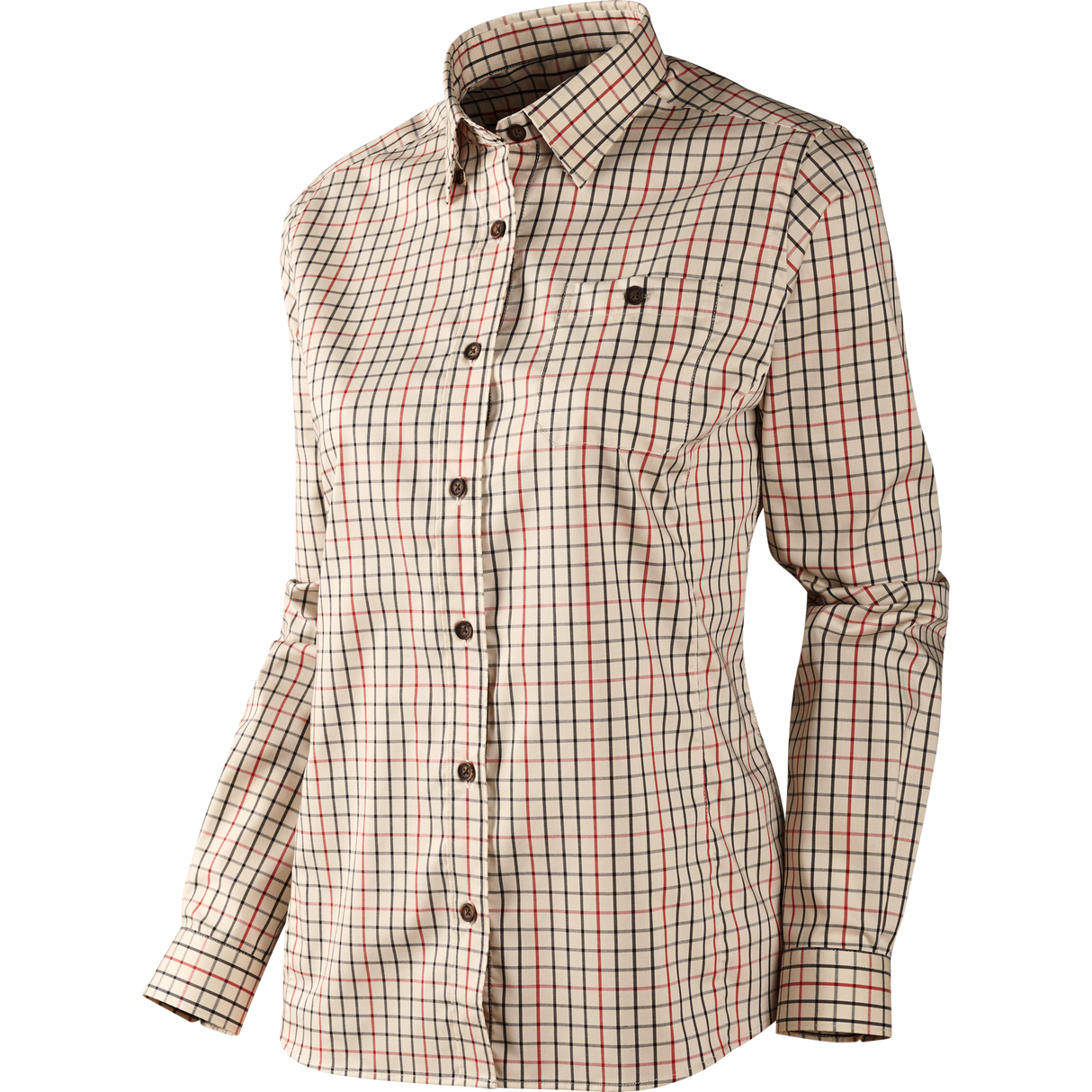 Lancaster Lady L/S Hemd - Rot kariert - Härkila