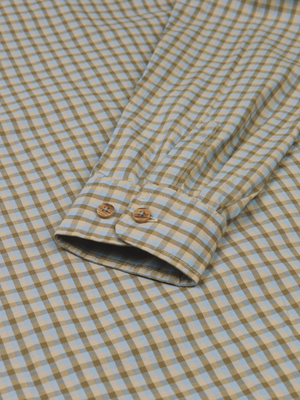 Selja Lady L/S Karohemd - Heritage blue check - Härkila