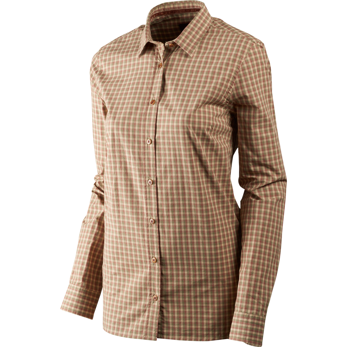 Selja Lady L/S Karohemd - Moonlight rose check - Härkila