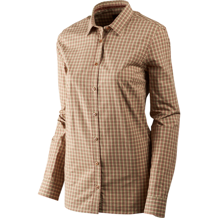 Selja Lady L/S Karohemd – Moonlight Rose Check – Härkila