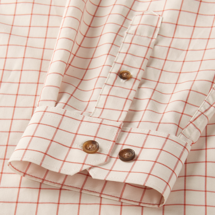 Stenstorp Hemd Burnt orange check mit Button-down-Kragen - Härkila