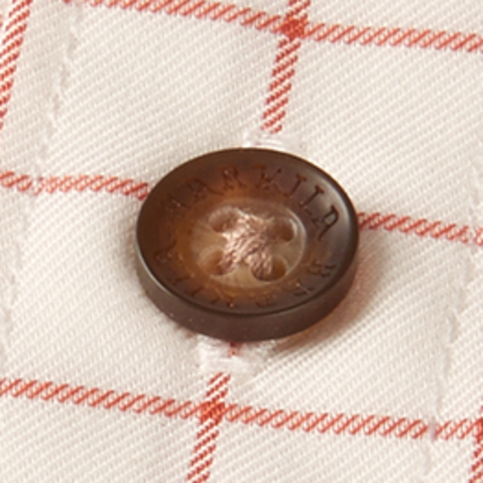 Stenstorp Hemd Burnt orange check mit Button-down-Kragen - Härkila