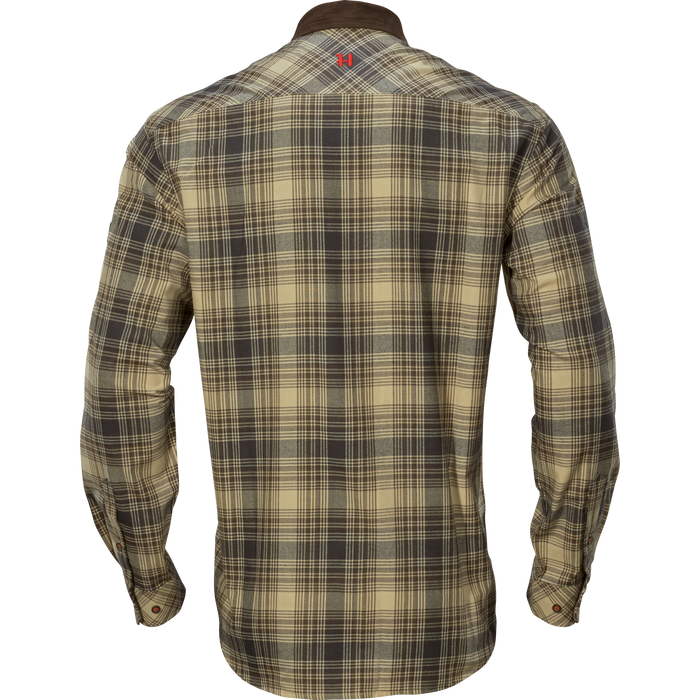 Flanellhemd „Driven Hunt“ – Heller Teak-Karo – Härkila