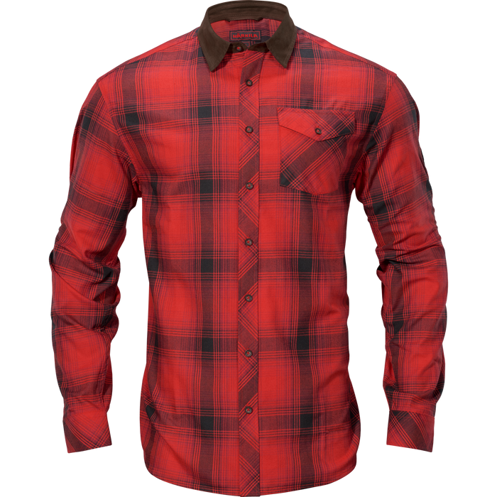 Driven Hunt flannel skjorte - Red/Black check - Härkila