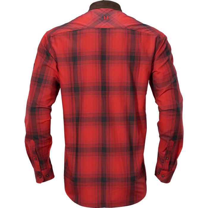 Driven Hunt flannel skjorte - Red/Black check - Härkila