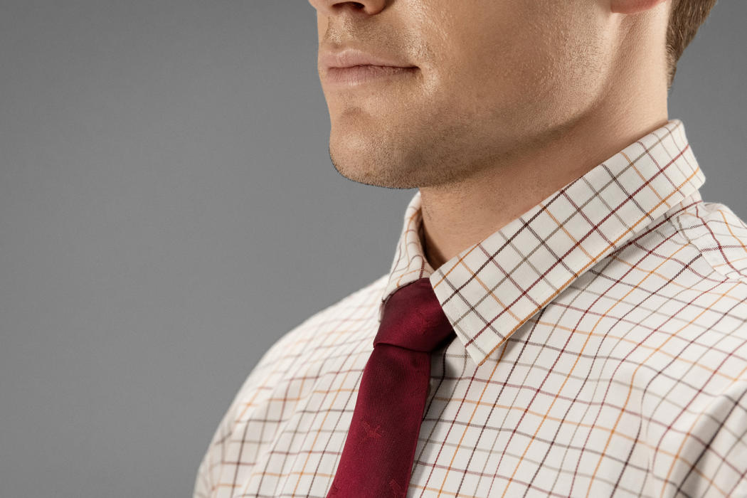 Retrieve Hemd - Burgundy check - Härkila