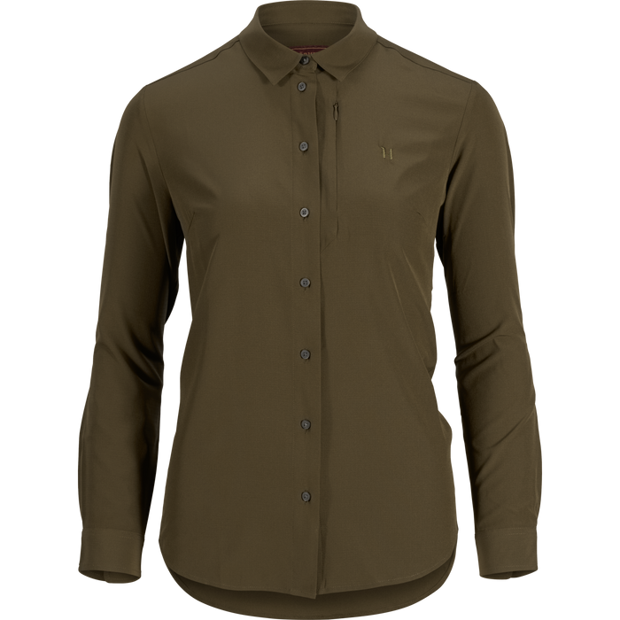 Trail L/S-Shirt Damen Willow Green - Härkila