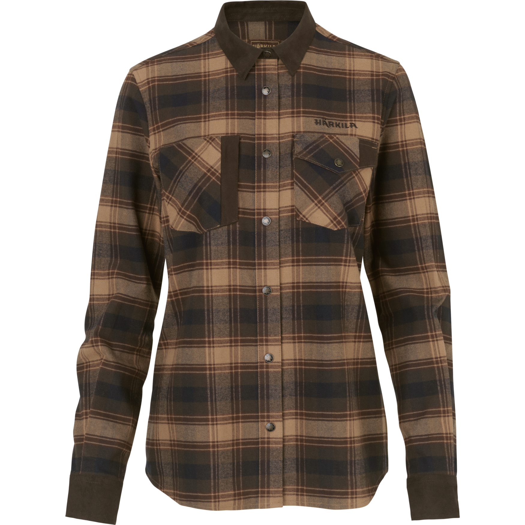 Aivak L/S Hemd - Damen Bordeaux - Härkila