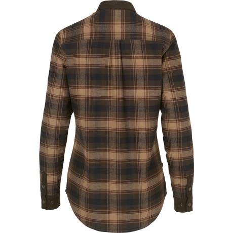Aivak L/S Hemd - Damen Bordeaux - Härkila