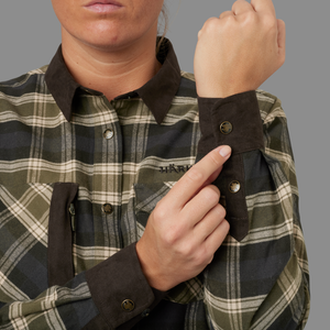 Aivak L/S Hemd - Damen Oliv - Härkila