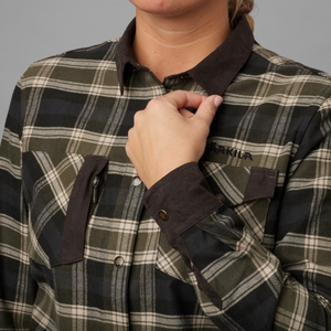 Aivak L/S Hemd - Damen Oliv - Härkila
