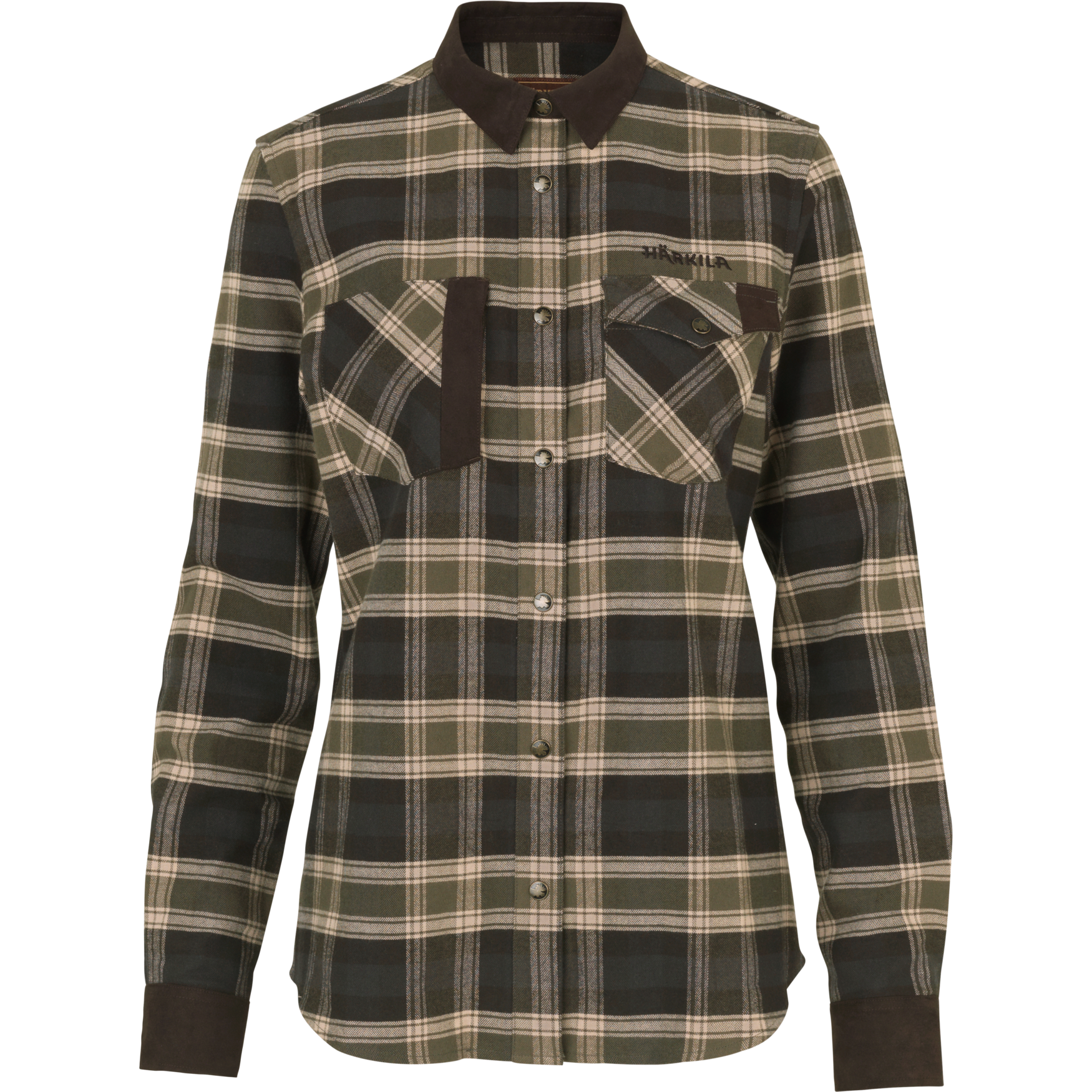 Aivak L/S Hemd - Damen Oliv - Härkila
