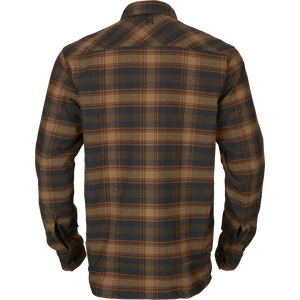 Eirik Wendbare Hemdjacke Dunkel warmes Oliv/Bordeaux - Härkila