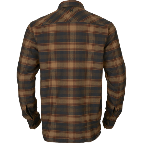 Eirik Wendbare Hemdjacke Dunkel warmes Oliv/Bordeaux - Härkila