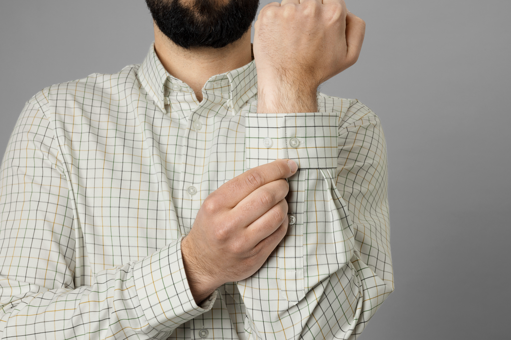 Allerston L/S-Shirt – Smaragdgrün/Weiß – Härkila