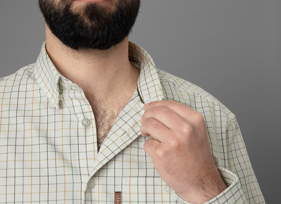 Allerston L/S-Shirt – Smaragdgrün/Weiß – Härkila