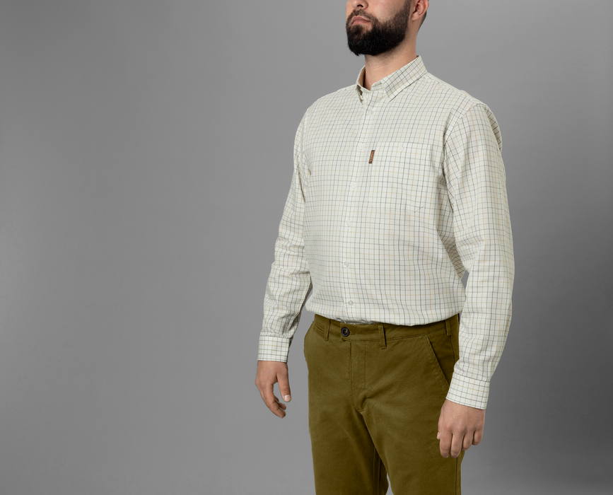 Allerston L/S-Shirt – Smaragdgrün/Weiß – Härkila