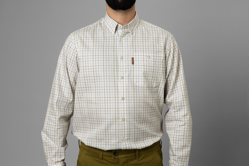 Allerston L/S-Shirt – Kräftiges Blau/Weiß – Härkila