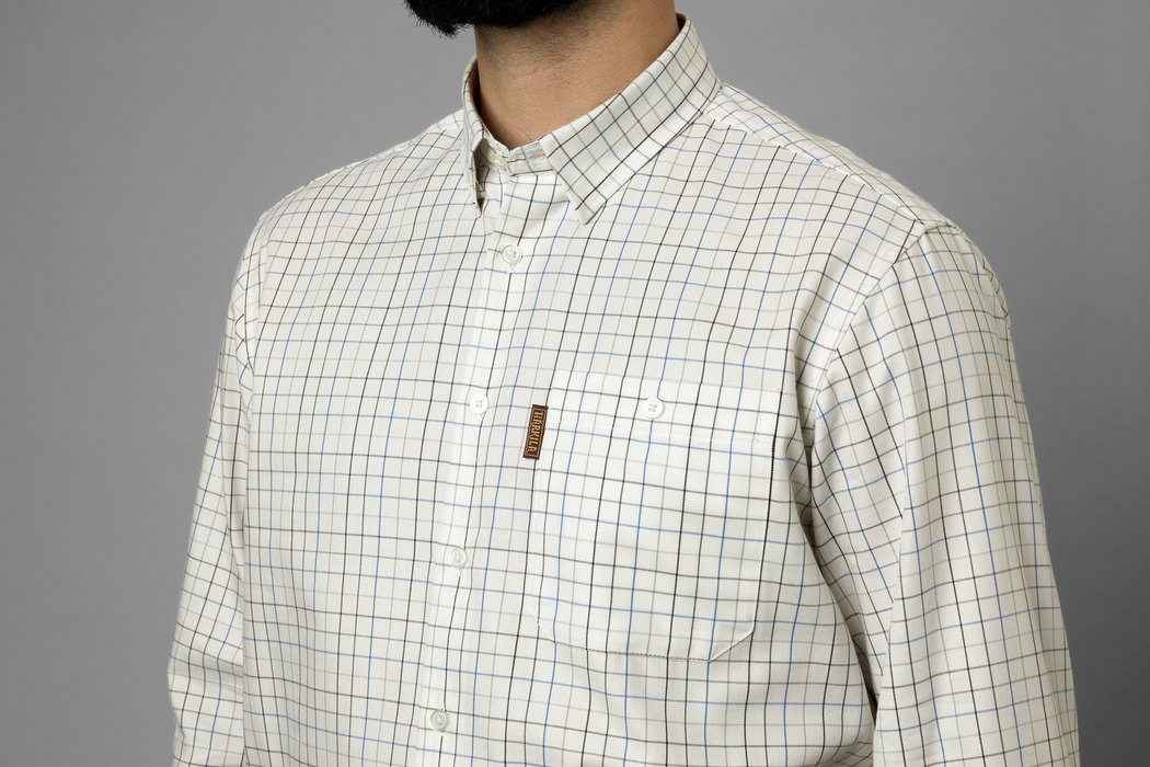Allerston L/S-Shirt – Kräftiges Blau/Weiß – Härkila