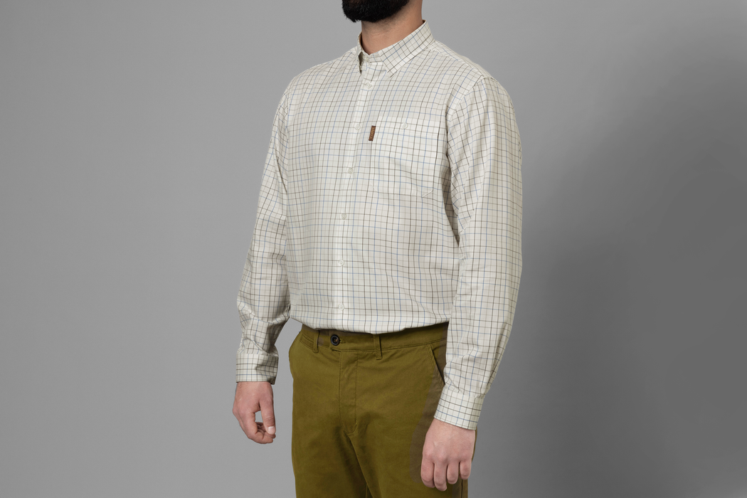 Allerston L/S-Shirt – Kräftiges Blau/Weiß – Härkila
