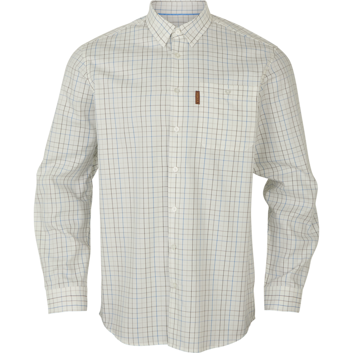 Allerston L/S-Shirt – Kräftiges Blau/Weiß – Härkila