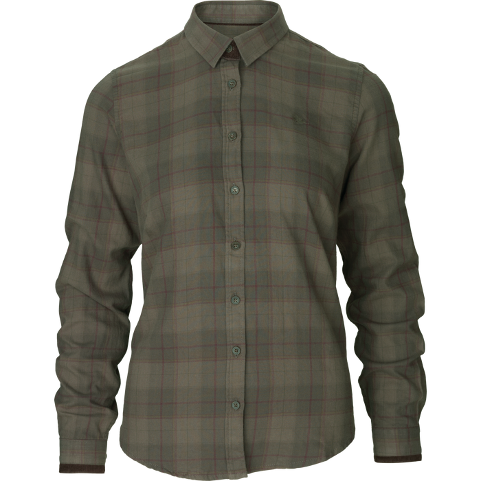 Range Lady Hemd Pine green check - Seeland