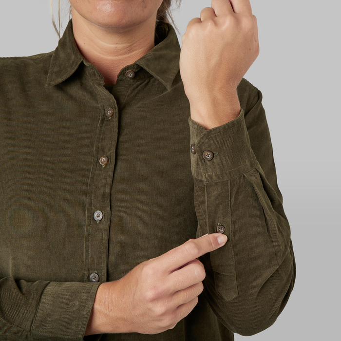 Olivia Shirt Damen Piniengrün - Seeland