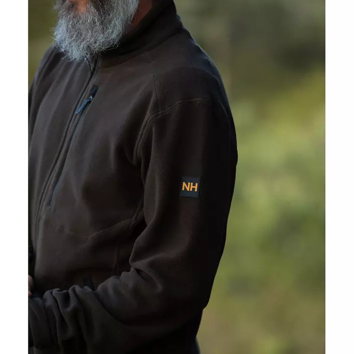 KETTIL 2000 Fleece in dunklem Grün/Grau - Northern hunting