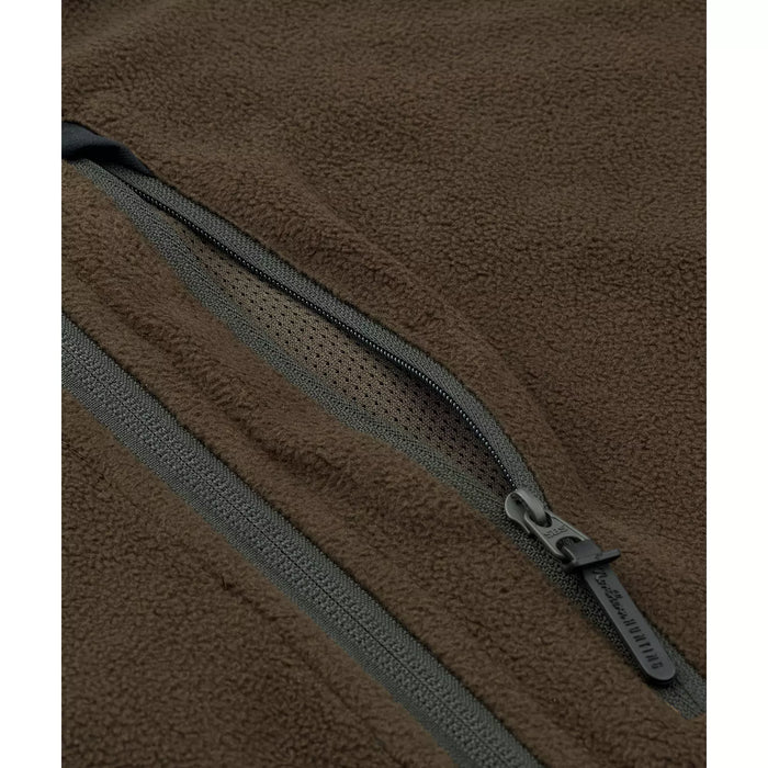 KETTIL 2000 Fleece in dunklem Grün/Grau - Northern hunting