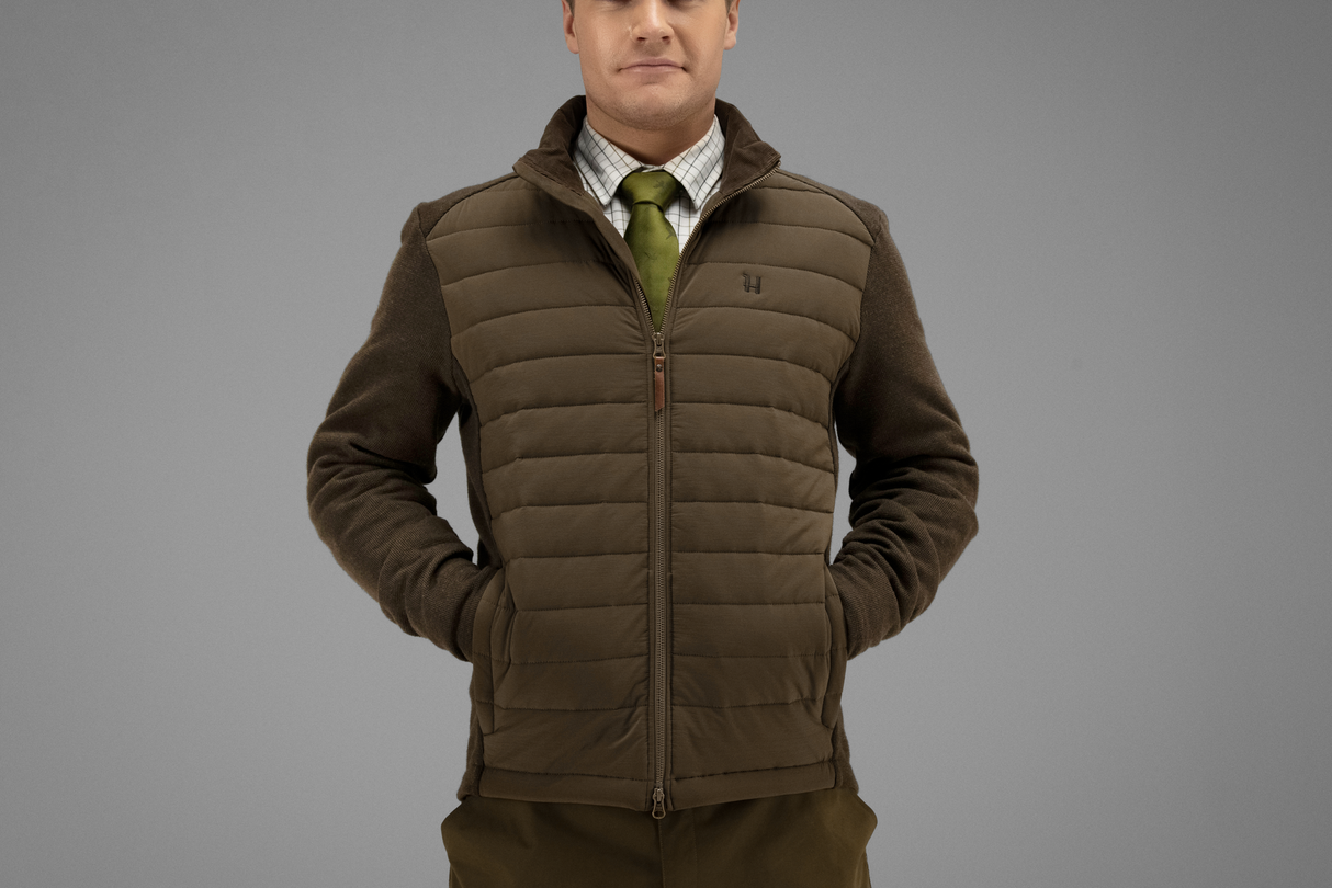 Retrieve Isolierte Strickjacke Dark warm olive - Härkila