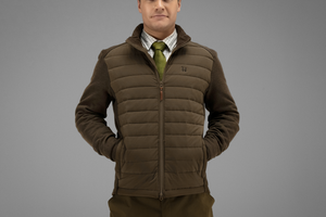 Retrieve Isolierte Strickjacke Dark warm olive - Härkila