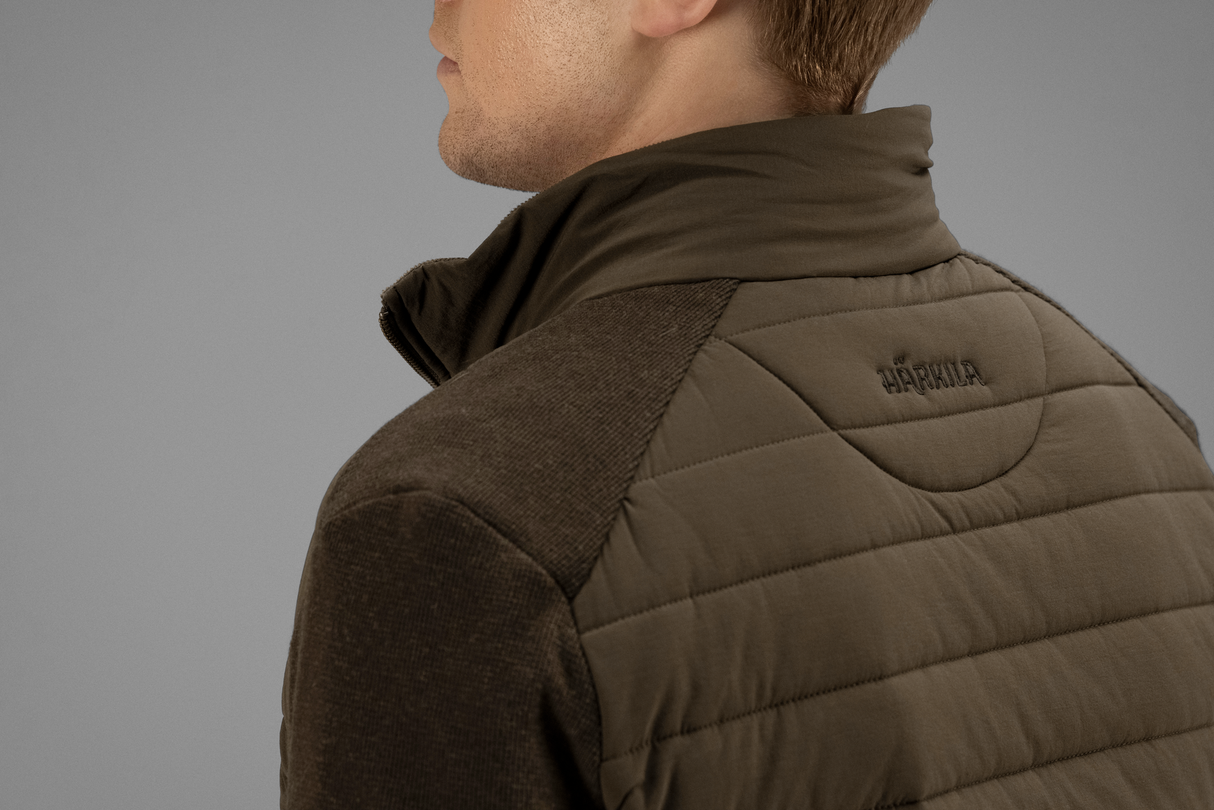 Retrieve Isolierte Strickjacke Dark warm olive - Härkila