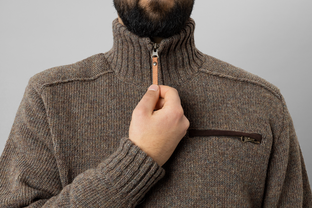 Annaboda 2.0 HSP-Strickpullover – Dunkler Sand – Härkila