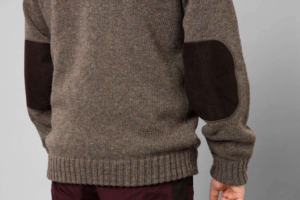 Annaboda 2.0 HSP gestrickter Pullover - Dark sand - Härkila