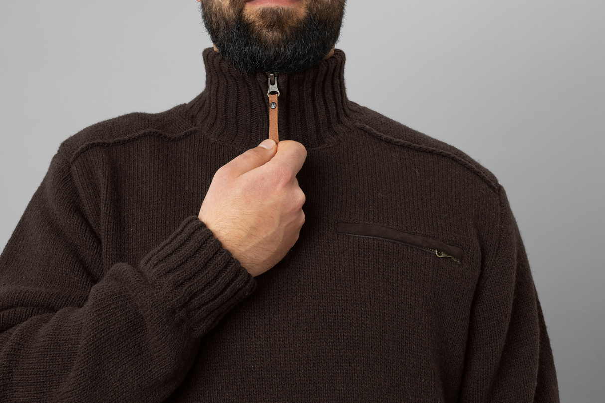 Annaboda 2.0 HSP Strickpullover Demitasse brown - Härkila