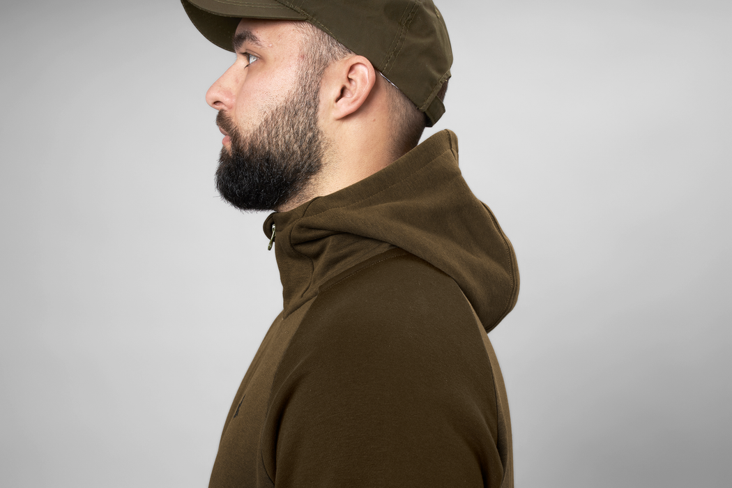 Seeland Cross - Kapuzenpullover mit Reißverschluss Dark Olive - Seeland