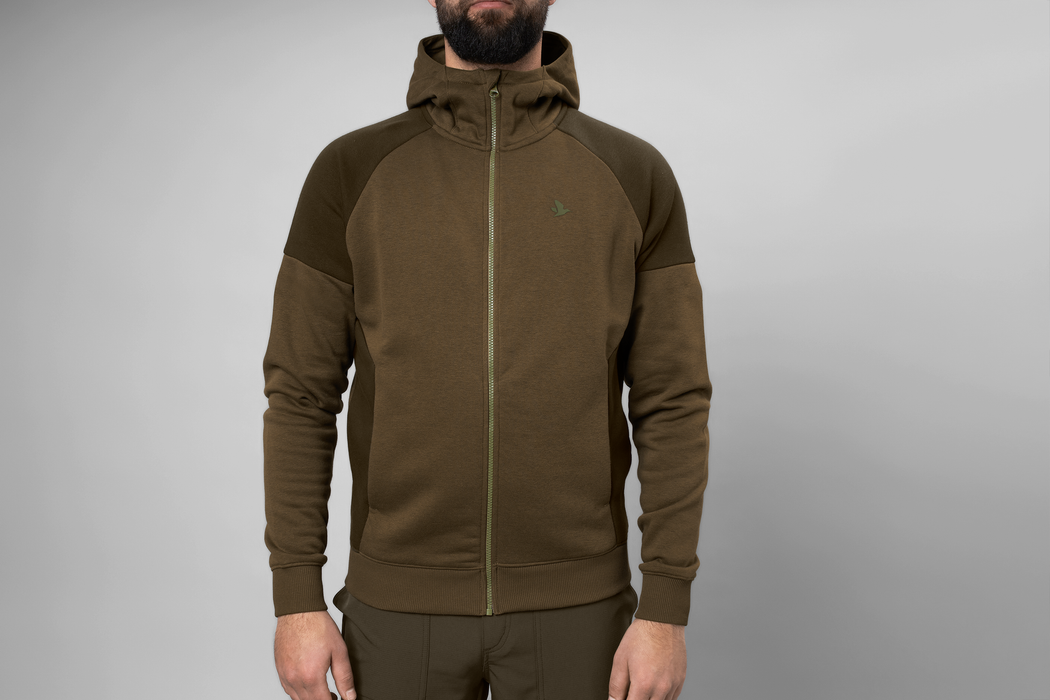 Seeland Cross - Kapuzenpullover mit Reißverschluss Dark Olive - Seeland