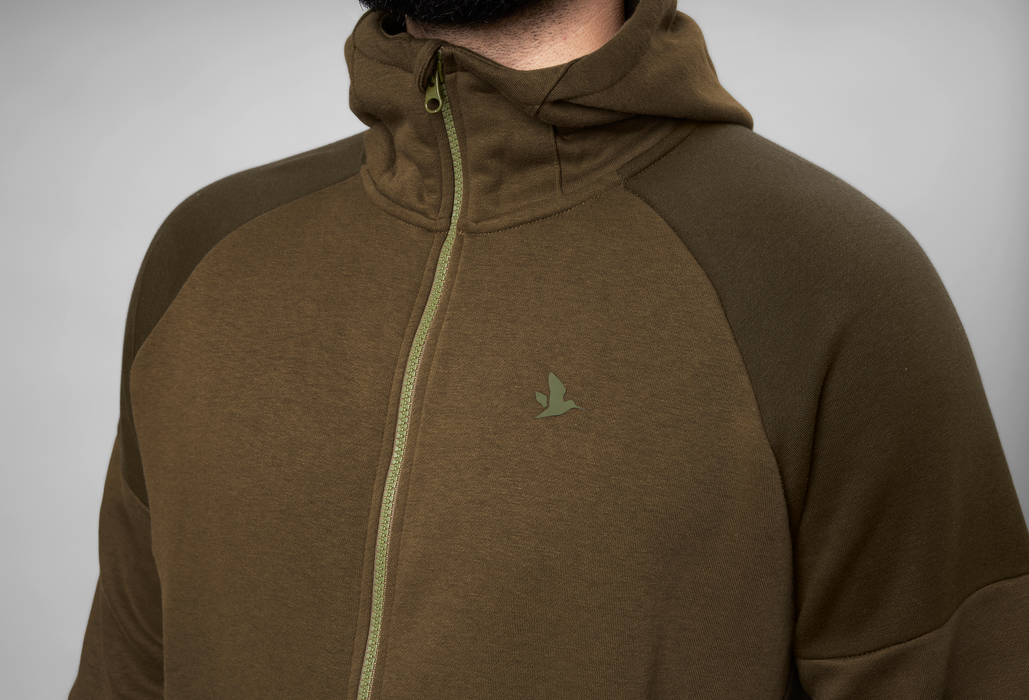 Seeland Cross - Kapuzenpullover mit Reißverschluss Dark Olive - Seeland