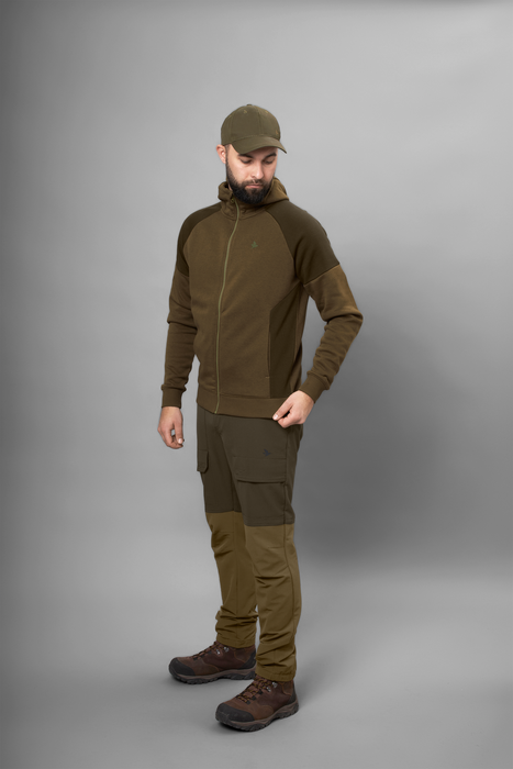 Seeland Cross - Kapuzenpullover mit Reißverschluss Dark Olive - Seeland