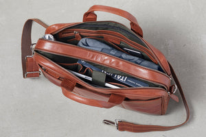 Oslo Laptoptasche, Cognac – Corium