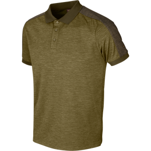 Tech Polohemd - Dark Olive/Willow Green - Härkila