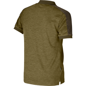 Tech Polohemd - Dark Olive/Willow Green - Härkila