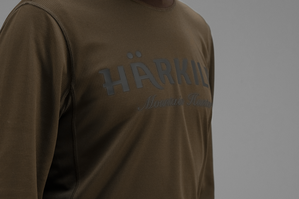 Mountain Hunter L/S T-Shirt Jagdgrün/Schattenbraun - Härkila