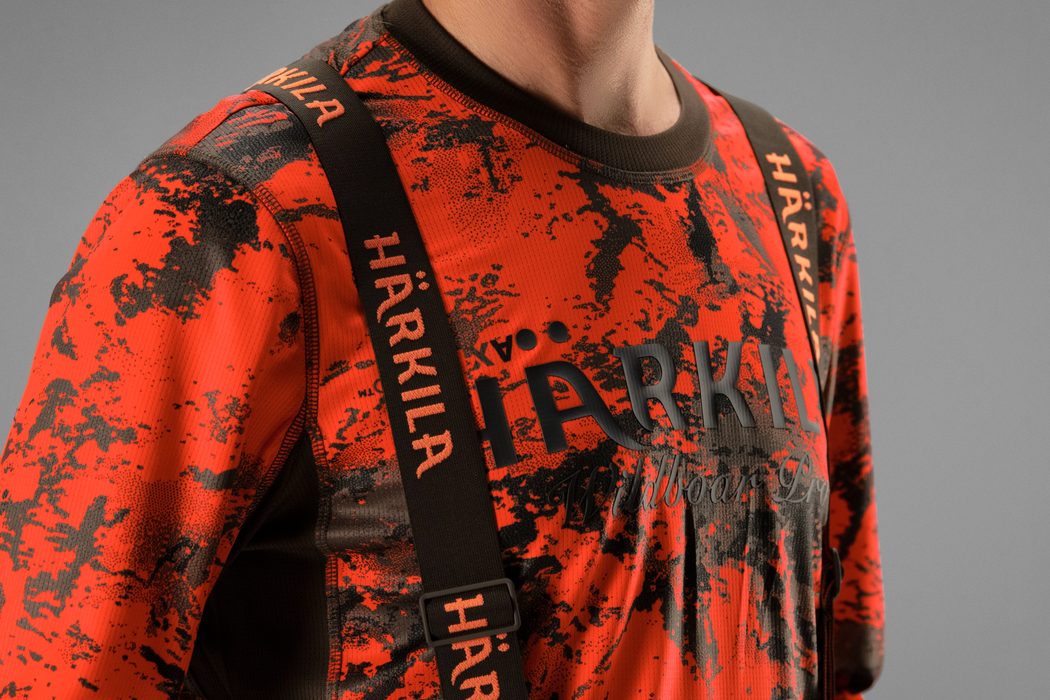 Wildboar Pro - Langarm-T-Shirt AXIS MSP®Orange Blaze/Shadow brown - Härkila
